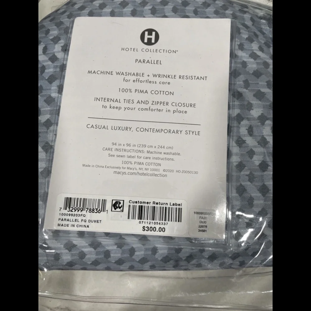 Hotel Collection nib $300